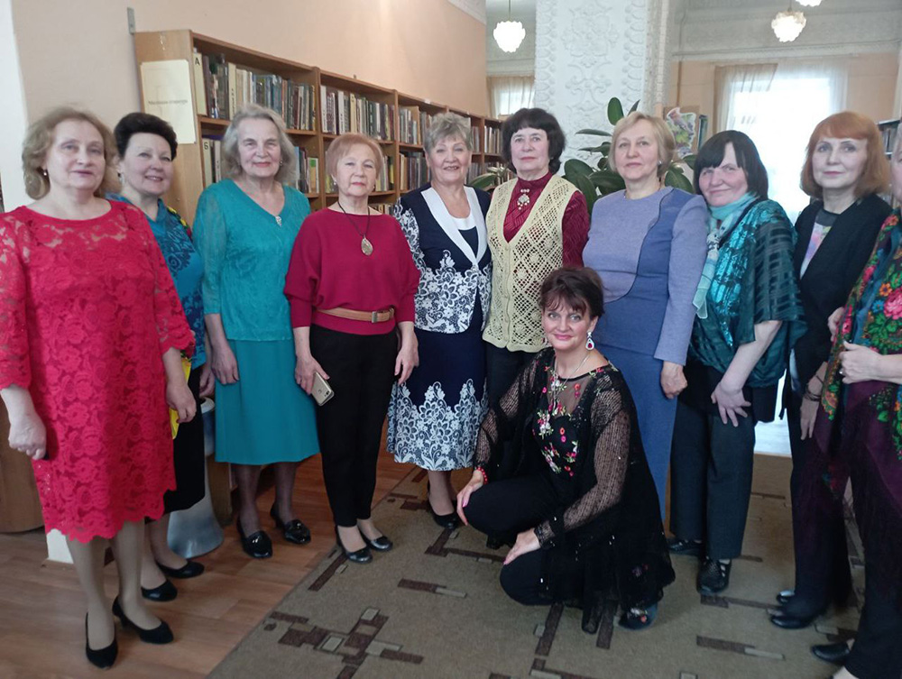 7 марта в библиотеке N 8 им. М. Богдановича прошла литературно-музыкальная встреча " Усе - тебе адзiнай"