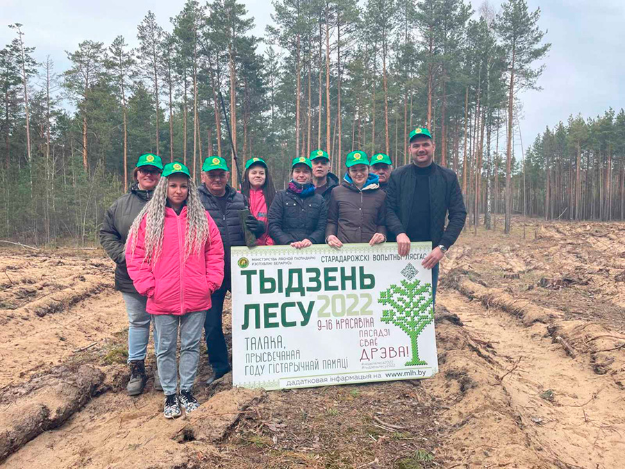 Работники ОАО ПРОМТЕХМОНТАЖ приняли участие республиканской добровольной акции НЕДЕЛЯ ЛЕСА