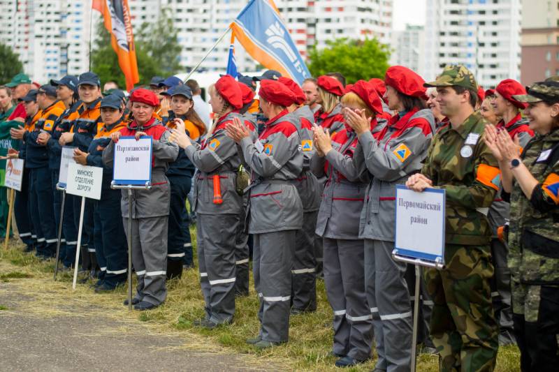 В Минске прошли соревнования санитарных формирований гражданской обороны