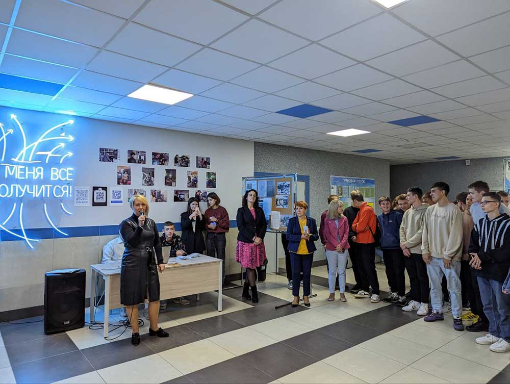 В филиале КСТМиА УО РИПО в рамках месячника по профилактике суицидоопасного поведения среди молодежи состоялась игра-имитация "Жизнь за час"