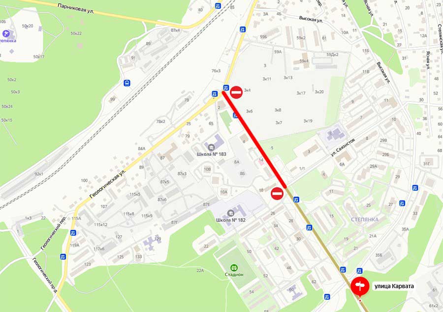 Участок ул. Карвата закроют на полгода. Как поедет городской транспорт