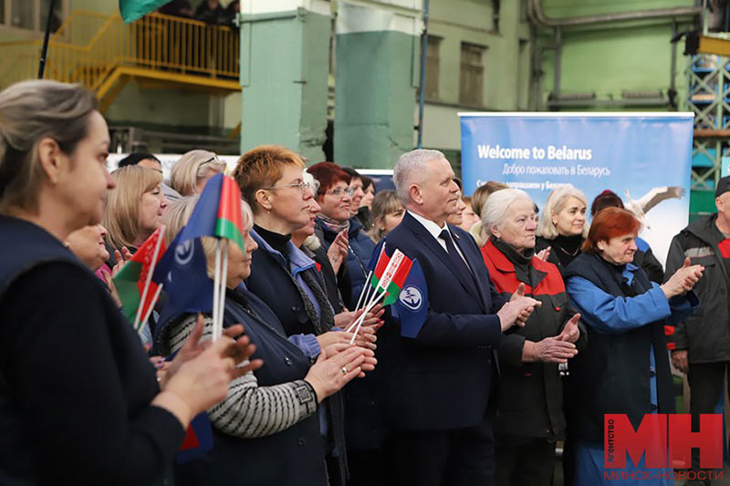 Патриотическая акция прошла на Минском электротехническом заводе